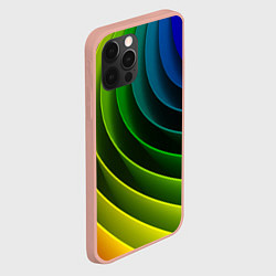 Чехол для iPhone 12 Pro Max Color 2058, цвет: 3D-светло-розовый — фото 2