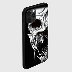 Чехол для iPhone 12 Pro Max Череп Z, цвет: 3D-черный — фото 2