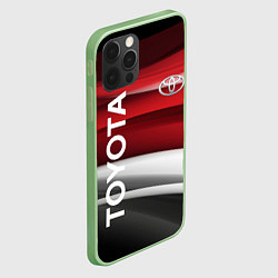 Чехол для iPhone 12 Pro Max TOYOTA, цвет: 3D-салатовый — фото 2