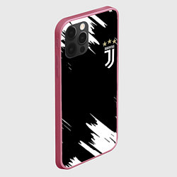 Чехол для iPhone 12 Pro Max JUVENTUS, цвет: 3D-малиновый — фото 2