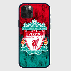 Чехол для iPhone 12 Pro Max LIVERPOOL, цвет: 3D-черный