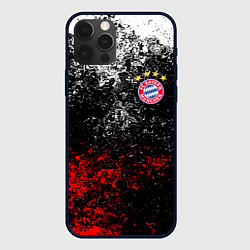 Чехол для iPhone 12 Pro Max BAYERN MUNCHEN, цвет: 3D-черный