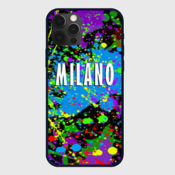Чехол для iPhone 12 Pro Max Milano - abstraction - Italy, цвет: 3D-черный