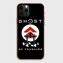 Чехол для iPhone 12 Pro Max Ghost of Tsushima, цвет: 3D-светло-розовый