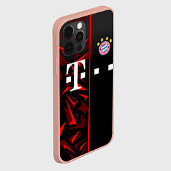Чехол для iPhone 12 Pro Max FC Bayern Munchen Форма, цвет: 3D-светло-розовый — фото 2