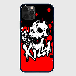 Чехол для iPhone 12 Pro Max KILLA, цвет: 3D-черный