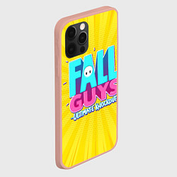 Чехол для iPhone 12 Pro Max Fall Guys, цвет: 3D-светло-розовый — фото 2