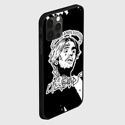 Чехол для iPhone 12 Pro Max Lil Peep, цвет: 3D-черный — фото 2