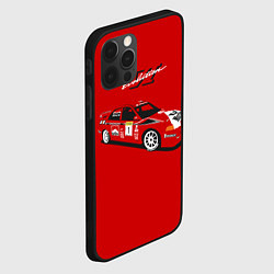 Чехол для iPhone 12 Pro Max Mitsubishi Lancer Evolution VI, цвет: 3D-черный — фото 2