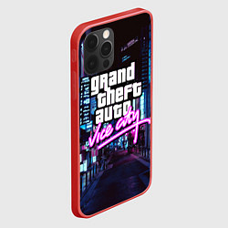 Чехол для iPhone 12 Pro Max GTA, цвет: 3D-красный — фото 2