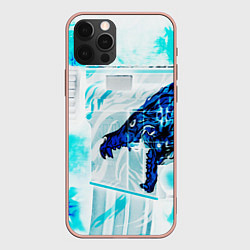 Чехол для iPhone 12 Pro Max CS GO HOWL ВОЙ, цвет: 3D-светло-розовый