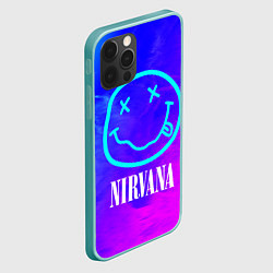Чехол для iPhone 12 Pro Max NIRVANA НИРВАНА, цвет: 3D-мятный — фото 2