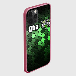 Чехол для iPhone 12 Pro Max GTA 5 ГТА 5, цвет: 3D-малиновый — фото 2