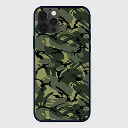 Чехол для iPhone 12 Pro Max Камуфляж, цвет: 3D-черный