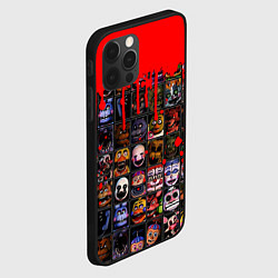 Чехол для iPhone 12 Pro Max Five Nights At Freddys, цвет: 3D-черный — фото 2