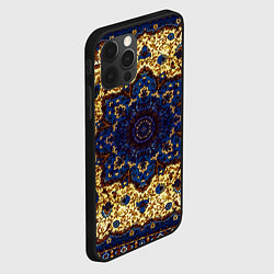 Чехол для iPhone 12 Pro Max Золотой ковер, цвет: 3D-черный — фото 2