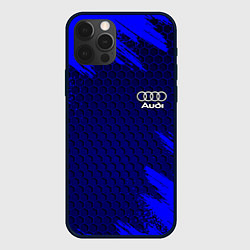 Чехол для iPhone 12 Pro Max AUDI, цвет: 3D-черный