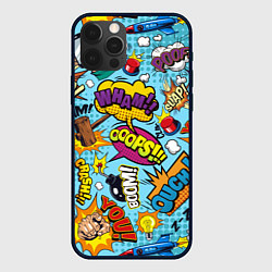 Чехол для iPhone 12 Pro Max Pop art comics, цвет: 3D-черный