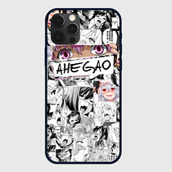 Чехол для iPhone 12 Pro Max Ахегао Ahegao, цвет: 3D-черный