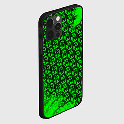 Чехол для iPhone 12 Pro Max AMONG US АМОНГ АС, цвет: 3D-черный — фото 2