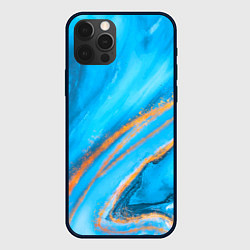 Чехол для iPhone 12 Pro Max Краски, цвет: 3D-черный