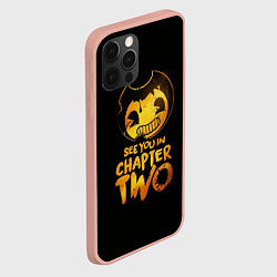 Чехол для iPhone 12 Pro Max Bendy And The Ink Machine, цвет: 3D-светло-розовый — фото 2