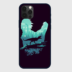 Чехол для iPhone 12 Pro Max T-Rex, цвет: 3D-черный