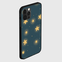 Чехол для iPhone 12 Pro Max Звезды, цвет: 3D-черный — фото 2
