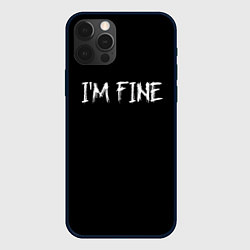 Чехол для iPhone 12 Pro Max Im Fine, цвет: 3D-черный