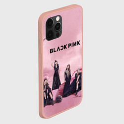 Чехол для iPhone 12 Pro Max BLACKPINK x PUBG, цвет: 3D-светло-розовый — фото 2