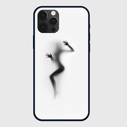 Чехол для iPhone 12 Pro Max ДЕВУШКА ЗА СТЕКЛОМ, цвет: 3D-черный