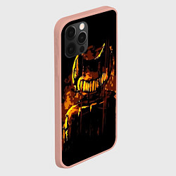 Чехол для iPhone 12 Pro Max Bendy And The Ink Machine, цвет: 3D-светло-розовый — фото 2