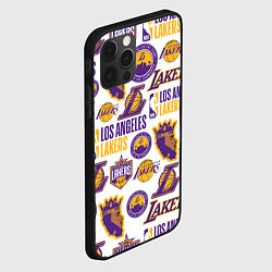 Чехол для iPhone 12 Pro Max LAKERS LOGO, цвет: 3D-черный — фото 2