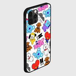 Чехол для iPhone 12 Pro Max BTS BT21, цвет: 3D-черный — фото 2