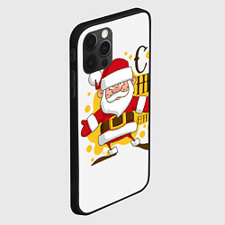 Чехол для iPhone 12 Pro Max С НГ, ёпта!, цвет: 3D-черный — фото 2