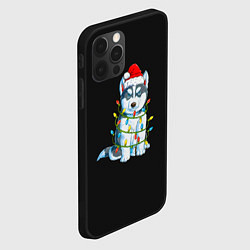 Чехол для iPhone 12 Pro Max Щенок, цвет: 3D-черный — фото 2