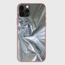 Чехол для iPhone 12 Pro Max Фольга, цвет: 3D-светло-розовый