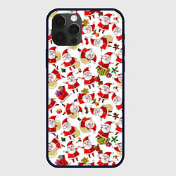 Чехол для iPhone 12 Pro Max Дед Мороз, цвет: 3D-черный