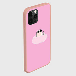 Чехол для iPhone 12 Pro Max Мем, цвет: 3D-светло-розовый — фото 2