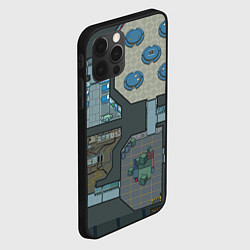 Чехол для iPhone 12 Pro Max AMONG US - КАРТА, цвет: 3D-черный — фото 2