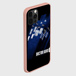 Чехол для iPhone 12 Pro Max Доктор Кто, цвет: 3D-светло-розовый — фото 2