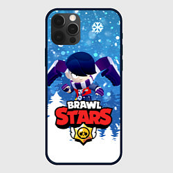 Чехол для iPhone 12 Pro Max Brawl Stars Эдгар, цвет: 3D-черный