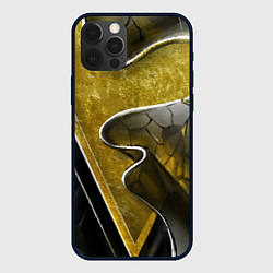 Чехол для iPhone 12 Pro Max Золотой треугольник, цвет: 3D-черный