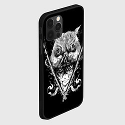 Чехол для iPhone 12 Pro Max Клинок рассекающий демонов Ино, цвет: 3D-черный — фото 2