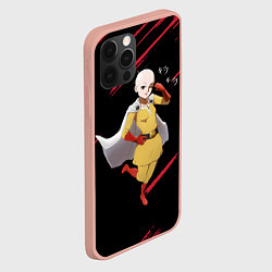 Чехол для iPhone 12 Pro Max One Punch Girl, цвет: 3D-светло-розовый — фото 2