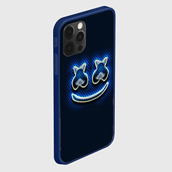 Чехол для iPhone 12 Pro Max Marshmello, цвет: 3D-тёмно-синий — фото 2