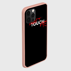 Чехол для iPhone 12 Pro Max DONT TOUCH, цвет: 3D-светло-розовый — фото 2