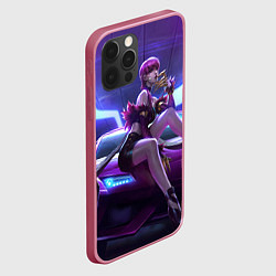 Чехол для iPhone 12 Pro Max KDA Evelyn, цвет: 3D-малиновый — фото 2