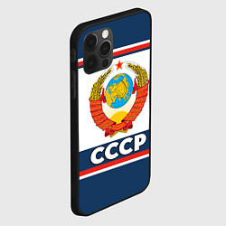Чехол для iPhone 12 Pro Max СССР, цвет: 3D-черный — фото 2