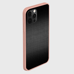Чехол для iPhone 12 Pro Max Абстракция точки, цвет: 3D-светло-розовый — фото 2